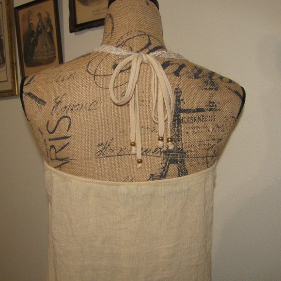 Boho Halter Embellished Festival Top - Picture 6 of 7